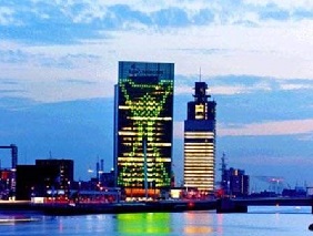 荷蘭照明新地標！荷蘭皇家KPN電信大廈的融景打造！